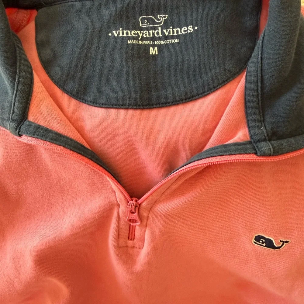 Vineyard Vines Men's 1/4 Zip Pullover size Medium - Picture 3 of 12